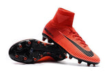 Nike Mercurial Superfly V AG Soccer Cleats University Red Black - StarStadium