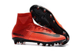 Nike Mercurial Superfly V AG Soccer Cleats University Red Black - StarStadium