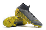 NIKE Mercurial Superfly VI 360 Elite FG Yellow Stripe Grey - StarStadium