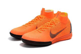 Nike MercurialX Superfly VI Elite IC Soccer Cleats Total Orange Black - StarStadium