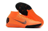 Nike MercurialX Superfly VI Elite IC Soccer Cleats Total Orange Black - StarStadium