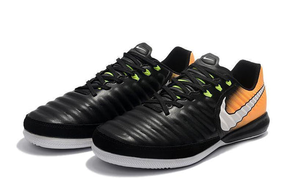 Nike TiempoX Finale IC Soccer Shoes CY0041 Black White Laser Orange - StarStadium