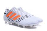 Adidas Nemeziz Messi 17+ 360 Agility FG Soccer Boots White Orange Grey - StarStadium