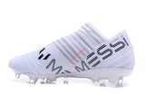 Adidas Nemeziz Messi 17+ 360 Agility FG Soccer Boots White Orange Grey - StarStadium