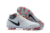 Nike Phantom Vision Elite DF FG Soccer Cleats White Orange Black - StarStadium