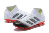 adidas Nemeziz 18.1 FG White Black Red - StarStadium