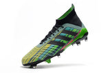 Adidas Predator 18.1 FG Soccer Cleats Black Green Blue Yellow Colorful - StarStadium