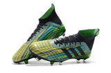 Adidas Predator 18.1 FG Soccer Cleats Black Green Blue Yellow Colorful - StarStadium