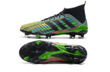 Adidas Predator 18.1 FG Soccer Cleats Black Green Blue Yellow Colorful - StarStadium