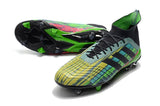 Adidas Predator 18.1 FG Soccer Cleats Black Green Blue Yellow Colorful - StarStadium