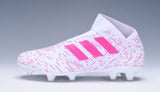 Adidas Nemeziz 18+ FG White Pink no Lace - StarStadium