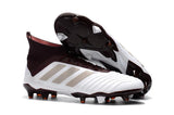 Adidas Predator 18.1 FG Soccer Cleats White Red Wine Gold - StarStadium