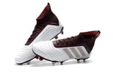 Adidas Predator 18.1 FG Soccer Cleats White Red Wine Gold - StarStadium