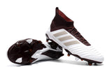 Adidas Predator 18.1 FG Soccer Cleats White Red Wine Gold - StarStadium