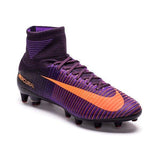 Nike Mercurial Superfly V AG Soccer Cleats Purple Bright Citrus - StarStadium