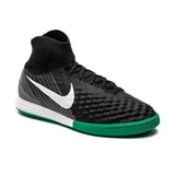 Nike MagistaX Proximo II DF IC Soccer Shoes Black Green White CoolGrey - StarStadium