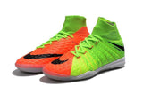 Nike HypervenomX Proximo II DF Indoor Soccer Shoes Green Black Orange - StarStadium