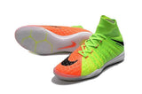 Nike HypervenomX Proximo II DF Indoor Soccer Shoes Green Black Orange - StarStadium