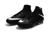 Nike Hypervenom Phantom III DF FG Soccer Cleats Blackout Black White - StarStadium