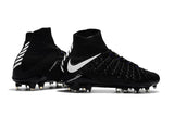 Nike Hypervenom Phantom III DF FG Soccer Cleats Blackout Black White - StarStadium