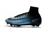 Nike Mercurial Superfly V FG Soccer Cleats Blue Black - StarStadium