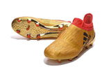 Adidas X 16+ Purechaos FG/AG Soccer Cleats Metallic Gold Red - StarStadium