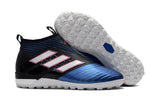 Adidas ACE Tango 17+ Purecontrol Turf Soccer Cleats Black White Blue - StarStadium