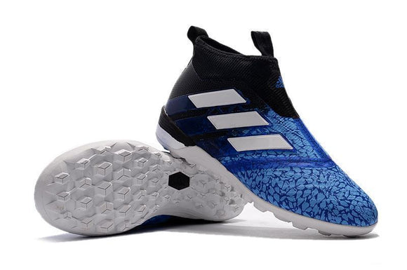 Adidas ACE Tango 17+ Purecontrol Turf Soccer Cleats Blue Crystal Black - StarStadium