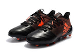 Adidas X Series Leather FG Cleats Black/Orange