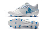 Adidas X Series Leather FG Cleats White/Blue