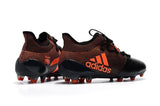 Adidas X Series Leather FG Cleats Black/Orange