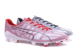 PUMA evoSPEED 1.4 SL FG Soccer Cleats White Solar Pink - StarStadium