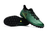 Adidas X series TF Thunderstorm Grass Spikes Soccers Shoes Green/Black/Lime