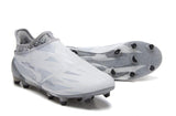 Adidas X 16+ Purechaos FG Soccer Cleats White Clear Grey Black - StarStadium