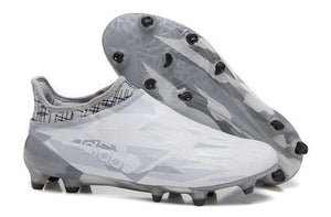 Adidas X 16+ Purechaos FG Soccer Cleats White Clear Grey Black - StarStadium