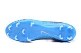 Nike Mercurial Superfly V FG Soccer Cleats Blue Dark White - StarStadium