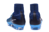 Nike Mercurial Superfly V FG Soccer Cleats Blue Dark White - StarStadium