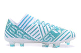 Adidas Nemeziz 17.3 FG Soccer Cleats Blue White Fluorescent Yellow - StarStadium