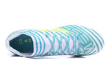 Adidas Nemeziz 17.3 FG Soccer Cleats Blue White Fluorescent Yellow - StarStadium