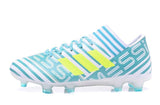 Adidas Nemeziz 17.3 FG Soccer Cleats Blue White Fluorescent Yellow - StarStadium