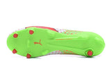 PUMA evoSPEED 17 SL-S FG Soccer Cleats Green Orange Black White - StarStadium