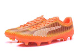 PUMA evoSPEED 17 FG Soccer Cleats Orange Black White - StarStadium