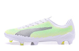 PUMA evoSPEED 17 FG Soccer Cleats White Grass Green Black - StarStadium