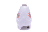PUMA evoSPEED 17 FG Soccer Cleats White Orange Black Yellow - StarStadium