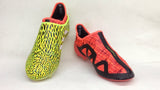 Adidas Glitch Skin 17 FG Soccer Shoes Fluorescent Green White Red - StarStadium