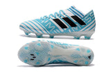 Adidas Nemeziz Messi FG Soccer Shoes Silver/Blue/Black