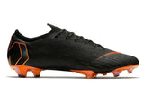 Nike Mercurial Vapor XII 360 Elite FG Soccer Cleats Black Total Orange - StarStadium