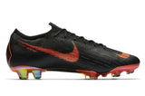 Nike Mercurial Vapor XII 360 Elite FG Soccer Cleats Black Total Orange - StarStadium