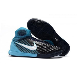 Nike MagistaX Proximo II IC Soccer Shoes Obsidian White Gamma Blue - StarStadium