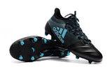 Adidas X Series Leather FG Cleats Black/Blue